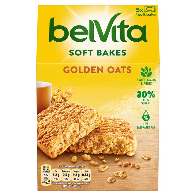 Belvita Soft Bake Golden Grain 5 x 40g