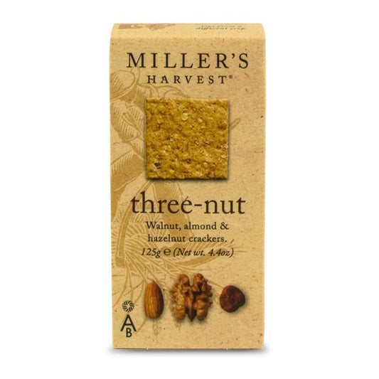 Artisan Biscuits Miller's Harvest Three Nut 125G