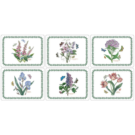 Portmeirion Pimpernel Botanic Garden Set of 6 Placemats