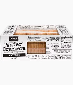 Olina's Bakehouse Wafer Crackers - Natural 100G