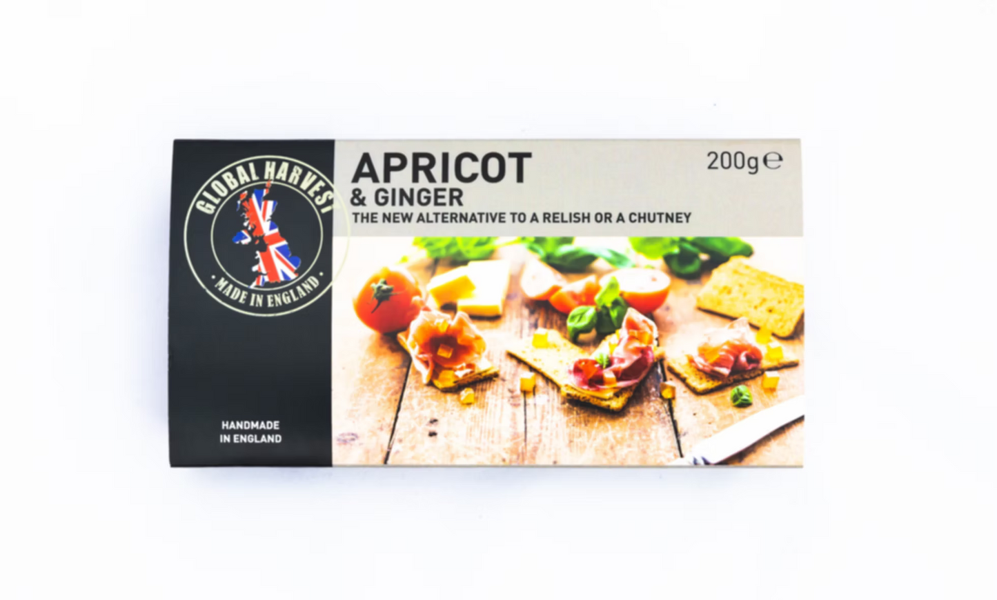 Global Harvest Apricot & Ginger Fruit for Cheese 200g
