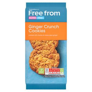 Sainsbury's Free From Ginger Crunch Cookies 150g