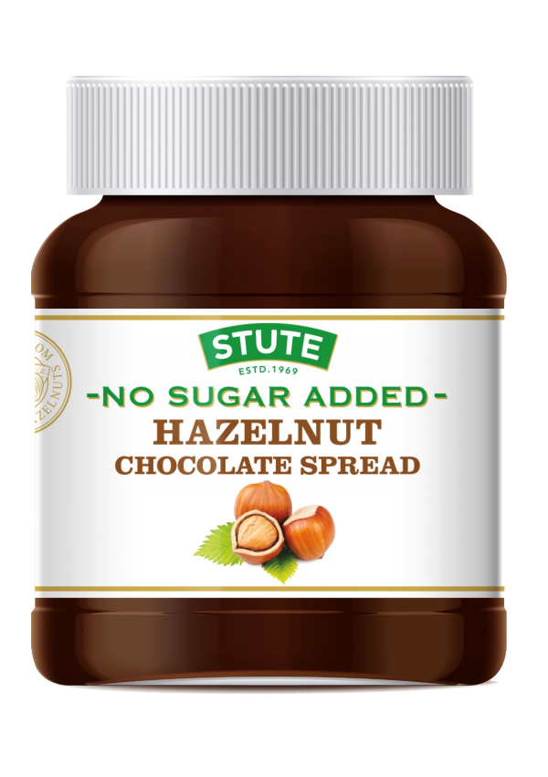 Stute Hazelnut Chocolate Spread - No Sugar Added 350G