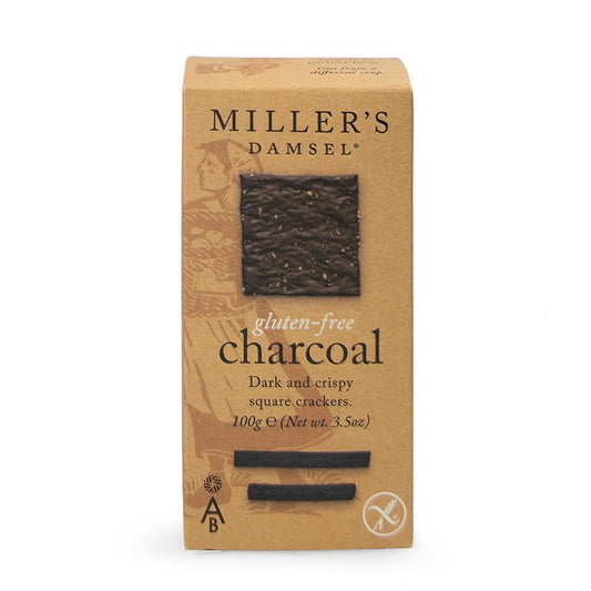 Artisan Biscuits Miller's Damsel Gluten Free Charcoal Wafers 110G