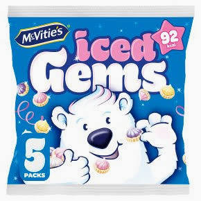 Mcvitie's Iced Gems 5 X 25g