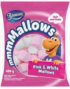 Beacon Marshmallow - Pink & White (150g)