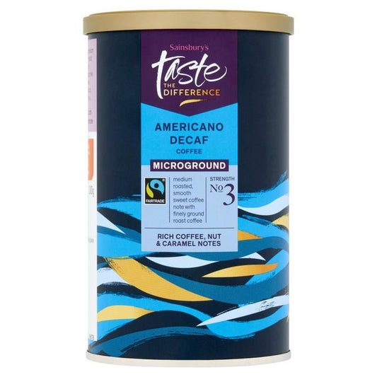 Sainsbury's  Decaf Americano Coffee, Taste the Difference 100g