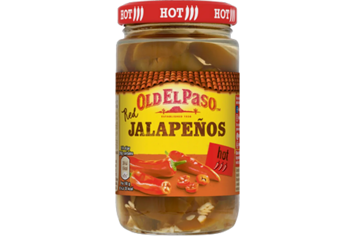 Old El Paso Sliced Red Jalapenos (215g)