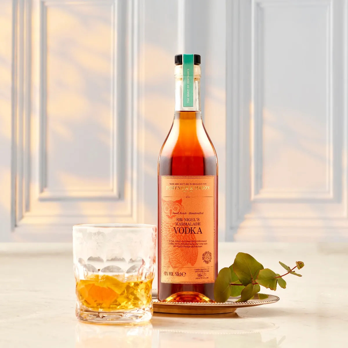 Fortnum's Sir Nigel's Orange Marmalade Vodka, Gleann Mor, 50cl