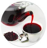 Wild Hibiscus Flower Co Heart-Tee Hibiscus Flower Herbal Tea 20 Tea Bags 50g