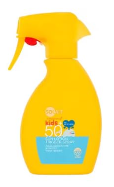 Solait Kids SPF 50 Sun Lotion Trigger Spray, High Protection, All Ages