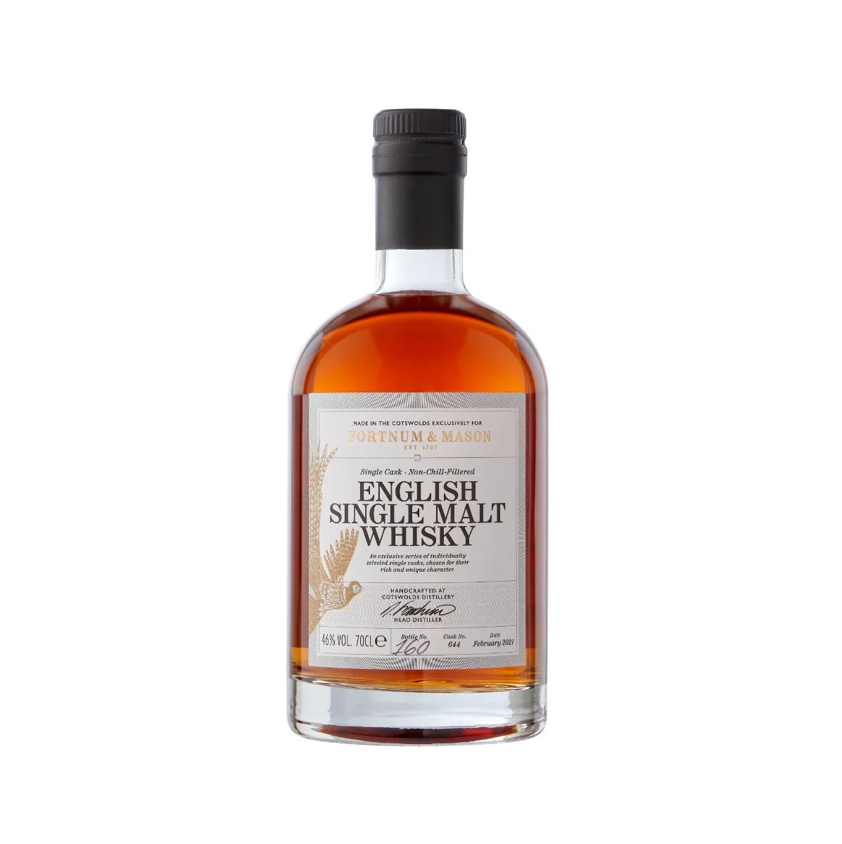 Fortnum's English Single Malt Whisky, Cotswolds Distillery, 70cl