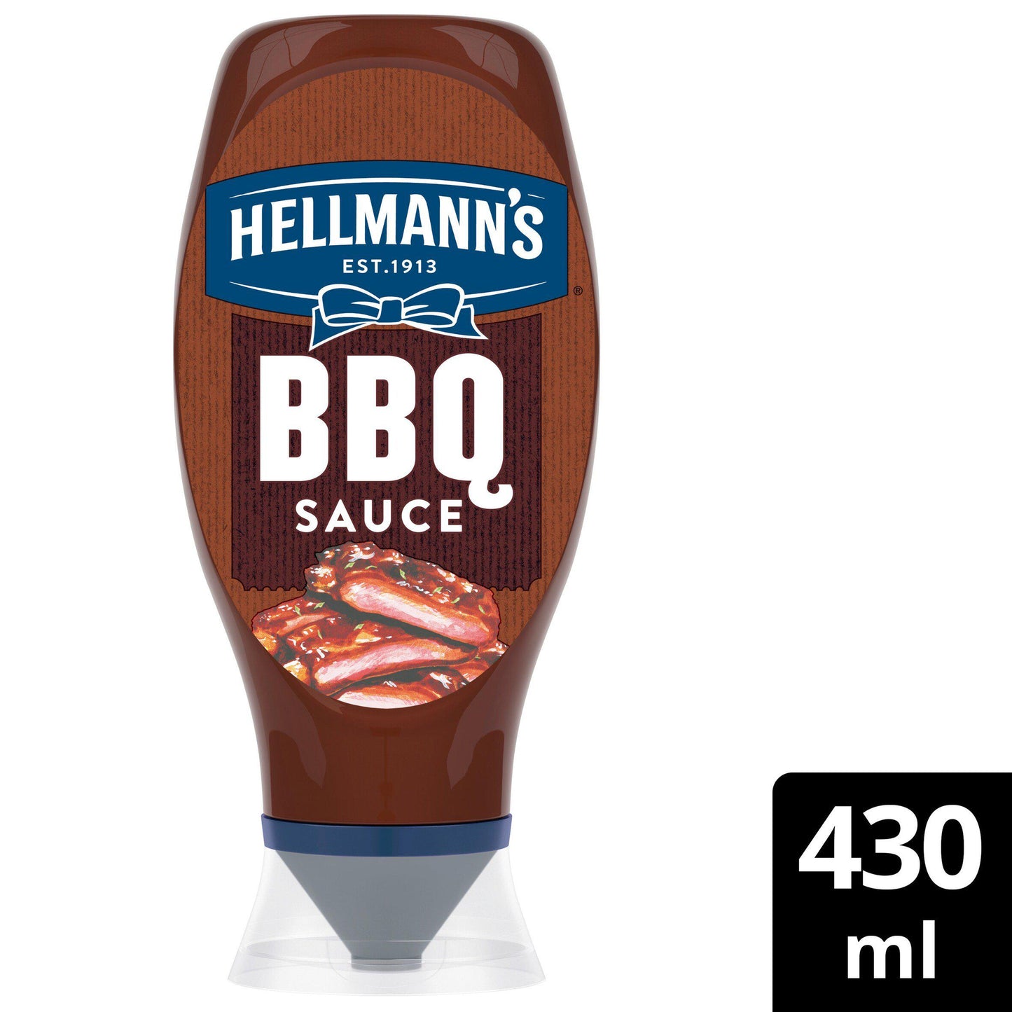 Hellmans Squeezy Smokey BBQ Sauce 430ml
