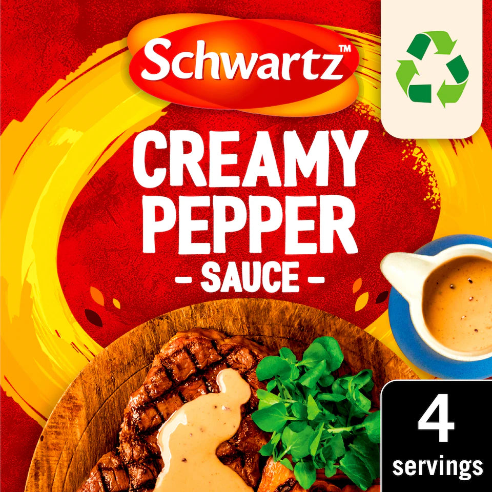 Schwartz Creamy Pepper Sauce Mix, 25g
