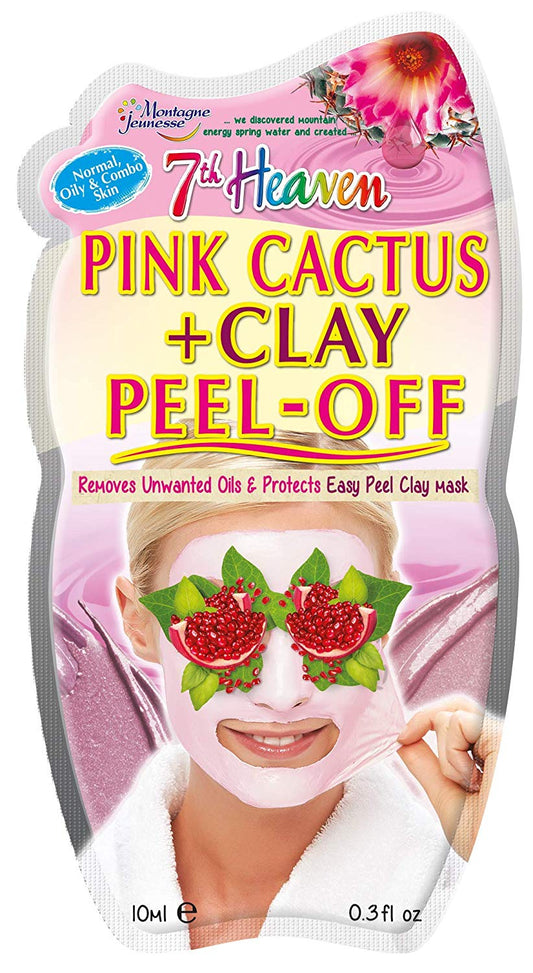 7th Heaven Cactus & Clay Peel-Off Face Mask  - 10ml