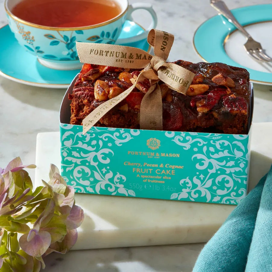 Fortnum & Mason Cherry, Pecan & Cognac Fruit Cake, 550g