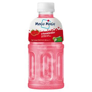 Mogu Mogu Strawberry Flavoured Drink With Nata De Coco, 320ml