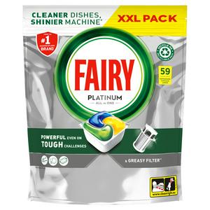 Fairy Platinum Dishwasher Tablets Lemon 46 per pack