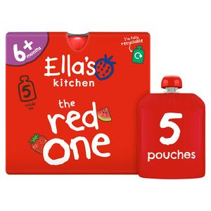 Ella's Kitchen the Red One Organic Squished Smoothie Fruits (5x90g)