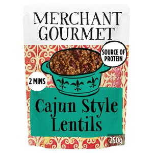 Merchant Gourmet Spicy Cajun Style Lentils & Red Kidney Beans, 250g