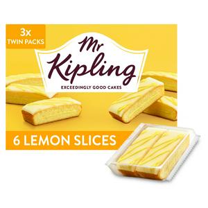 Mr Kipling Lemon Layered Slices (6 per pack)