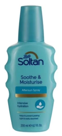 Soltan Soothe & Moisturise Aftersun Spray, Intensive Hydration, Light & Easily Absorbed, 200ml
