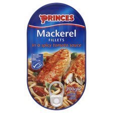 Princes Mackerel Fillets in a Spicy Tomato Sauce 125g