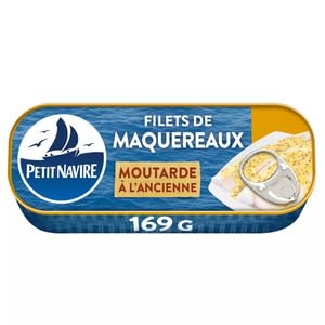 Petit Navire Filets Maquereaux Moutarde (1/4) 169g