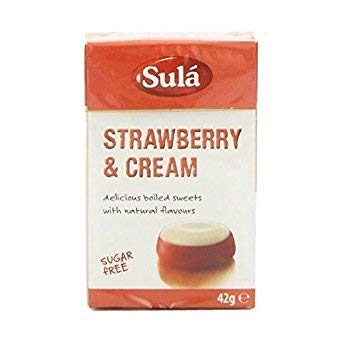 Sula Sugar Free Strawberry And Cream Sweets 42g