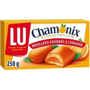 LU Chamonix Orange-Filled Soft Biscuits, Collection LU, 250g