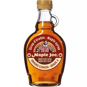Maple Joe Maple Syrup, Amber Rich Taste, Grade A, Origin Canada, 250g