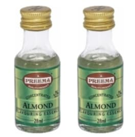 Preema Concentrated Almond Flavouring Essence, 28ml, Pack of 2