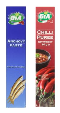 GiA Anchovy Paste and Chilli Puree Tubes