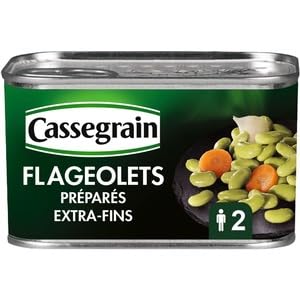 Cassegrain Flageolets Extra Fins Oignons et Carottes (1/2) (400g) 465g
