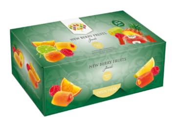 New Berry Fruits Jewels Assorted Fruit Jellies, Gift Box
