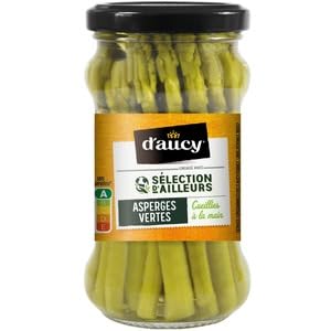 d'Aucy Asperges Vertes Miniatures En Bocal 100g