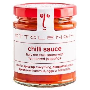 Ottolenghi Chilli Sauce with Fermented Jalapeños, Fiery Red Hot Sauce, 170g