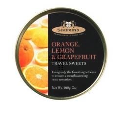 Simpkins Orange Klemon Grapefruit Drops 200g