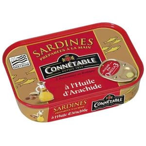 Connétable Sardines à l'Huile d'Arachide 115g