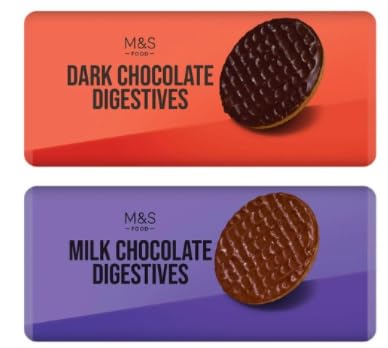 M&S Dark Chocolate and Milk Chocolate Digestives