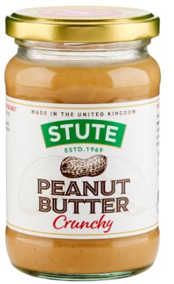 Stute Peanut Butter Crunchy, Made in the United Kingdom, Est. 1969
