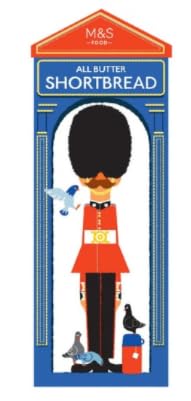 M&S All Butter Shortbread, British Royal Guard Theme, Novelty Tin Packaging