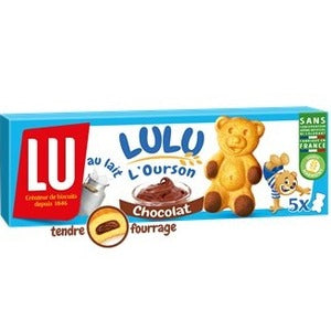 Lu Oursons French Chocolate Tipped Bear Cakes 150g