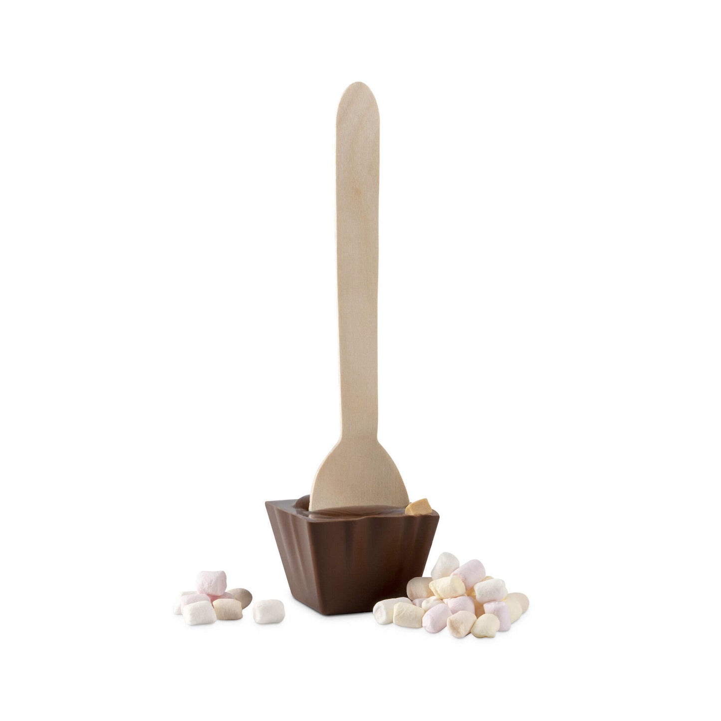 Whittard Caramel Vanilla Flavour Chocolate Spoon with Mini Marshmallows