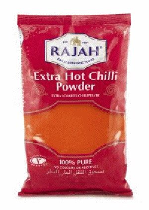 Rajah Extra Hot Chilli Powder 20x100g