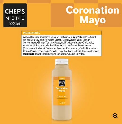 Chef's Menu Coronation Mayo 1L