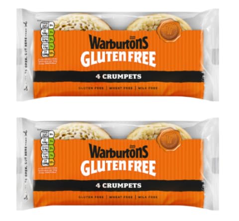 Warburtons Gluten Free Crumpets, Wheat Free, Milk Free, Pack of 2