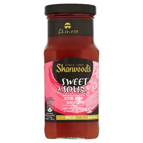 Sharwood's Sweet and Sour Stir Fry Cooking Sauce 195g