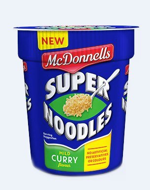 McDonnells Super Noodles Classic Curry Flavour 65g
