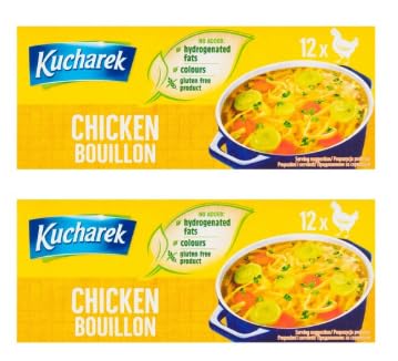 Kucharek Chicken Bouillon, Gluten Free, No Added Hydrogenated Fats or Colours.